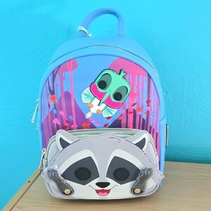Loungefly Pocohantas Meeko Bag with Whimsical Design